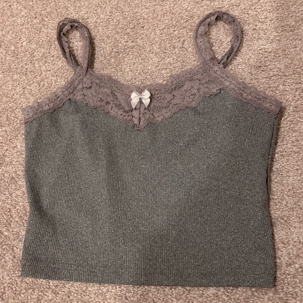 Gray Mini Tank Top